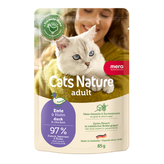 mera Cats Nature Adult Ente & Huhn nass Verpackung