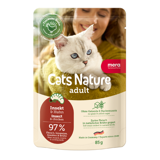 mera Cats Nature Adult Insekt & Huhn nass Verpackung