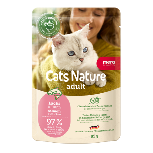 mera Cats Nature Adult Lachs nass Verpackung