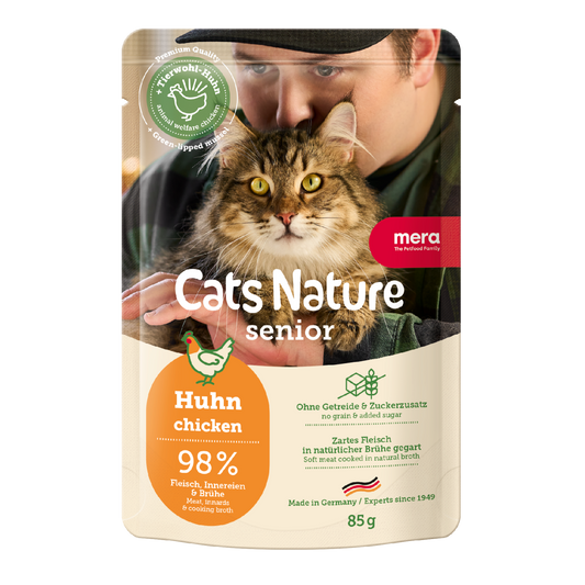 mera Cats Nature Senior Huhn  nass Verpackung