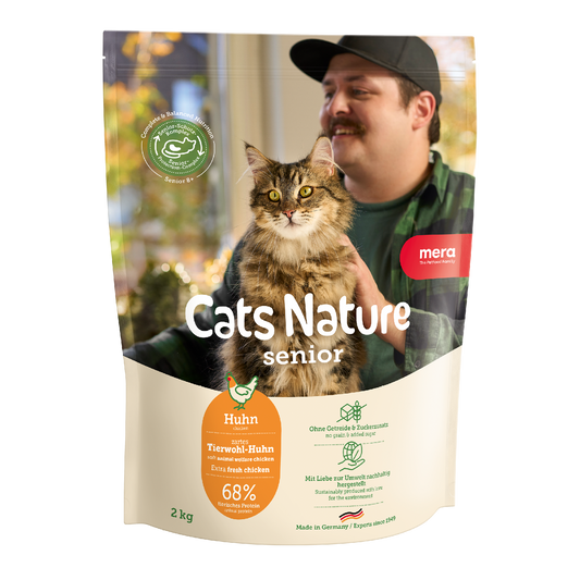 mera Cats Nature Senior Huhn Verpackung
