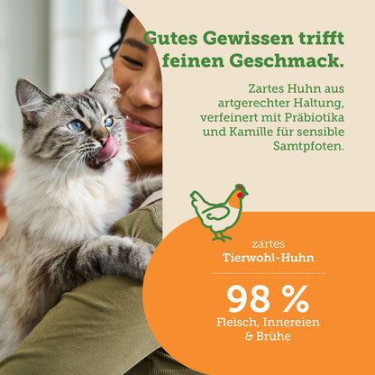 mera Cats Nature Sensitive Huhn Nassfutter Zutaten