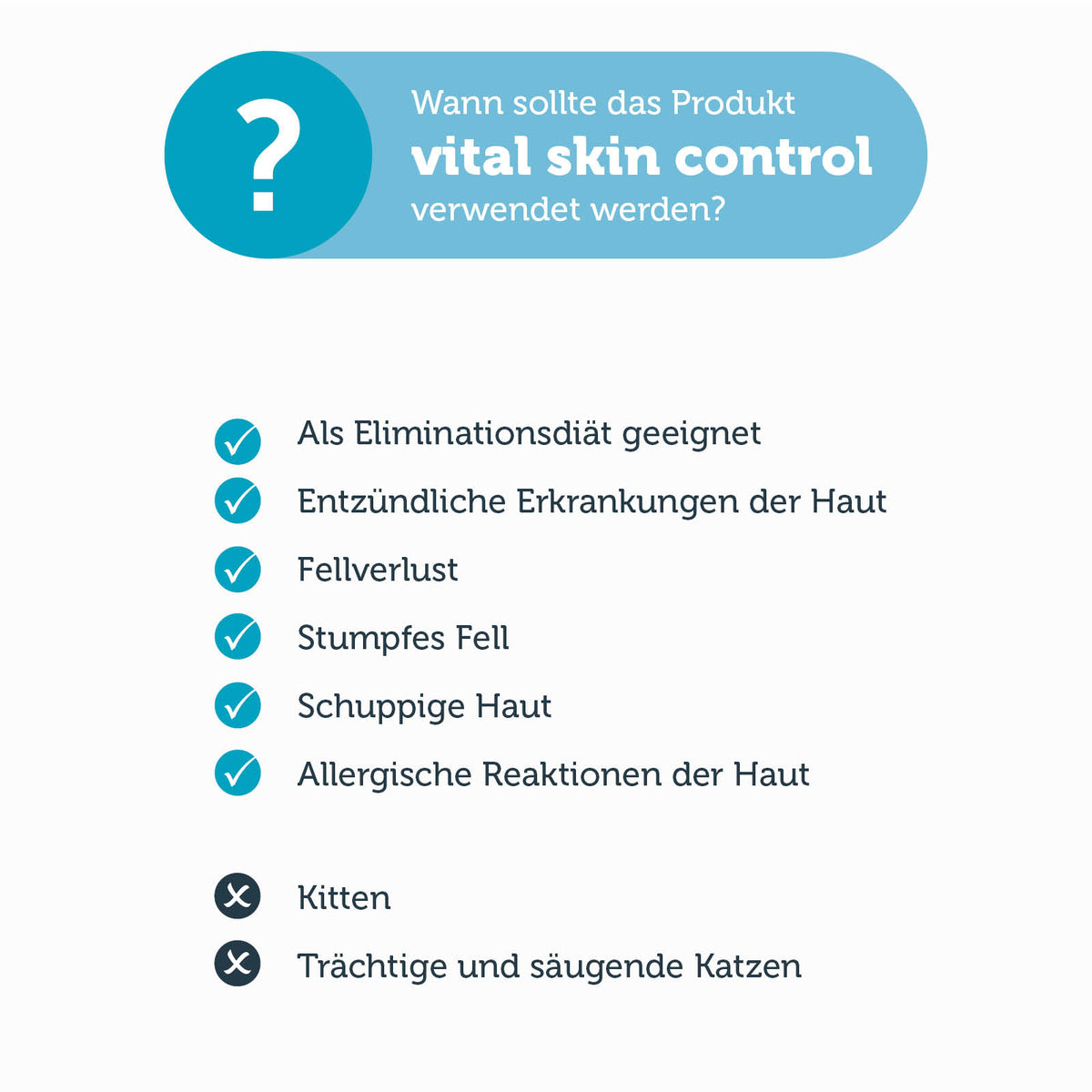 mera vital skin control + allergic Katze Nassfutter Anwendungsgebiete