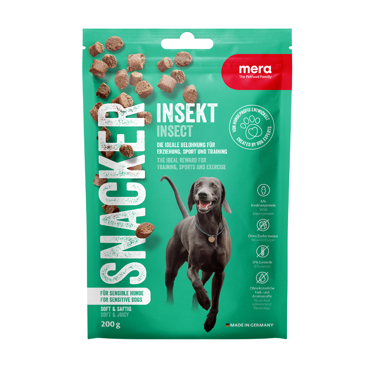 mera SNACKER Insekt Verpackung