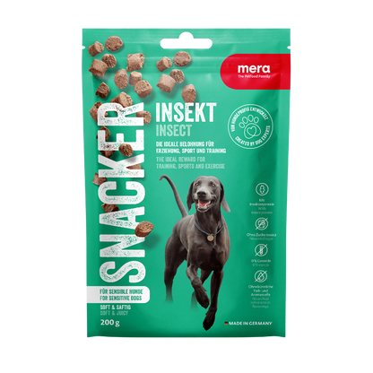 mera SNACKER Insekt Verpackung