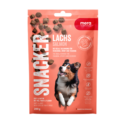 mera SNACKER Lachs Verpackung