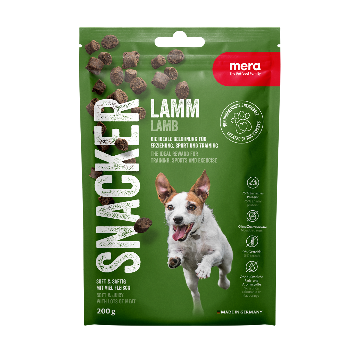 mera SNACKER Lamm Verpackung